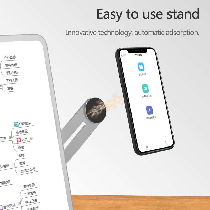 Portable Shrink Notebook Expanded Metal Bracket(Cool Black)