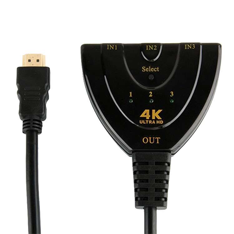 3X1 4K x 2K 3 in 1 out HD Converter Video Switcher(4K x 2K)