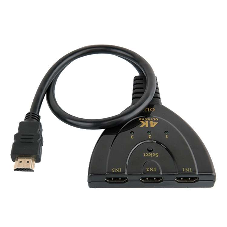 3X1 4K x 2K 3 in 1 out HD Converter Video Switcher(4K x 2K)
