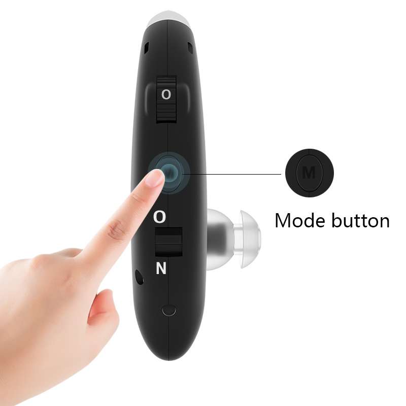 GM-105 Elderly Hearing Aid Sound Amplifier Intelligent Noise Reduction Sound Collector, Style: US Pl