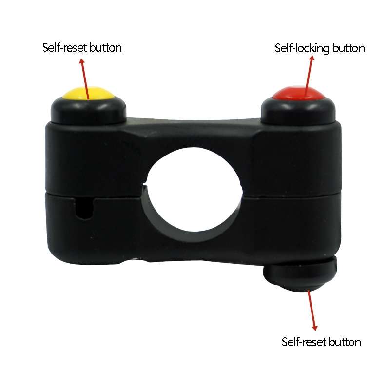 Motorcycle Electric Car Modified Accessories Three Button Multi-Function Start Speaker Far Near Ligh