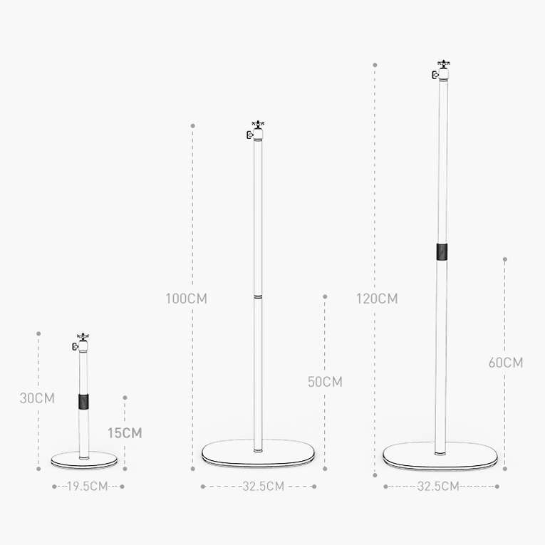 Xiaotian Desktop Metal Projection Machine Bracket Liftable Telescopic Holder, Style: L22 Desktop L