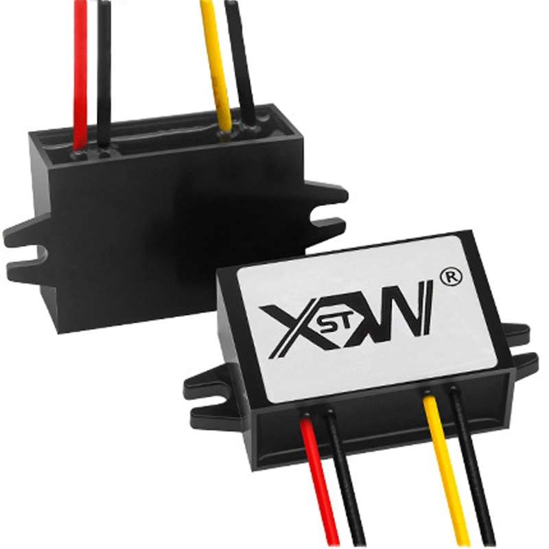 XWST DC 12/24V To 5V Converter Step-Down Vehicle Power Module, Specification: 12/24V To 5V 5A Medium
