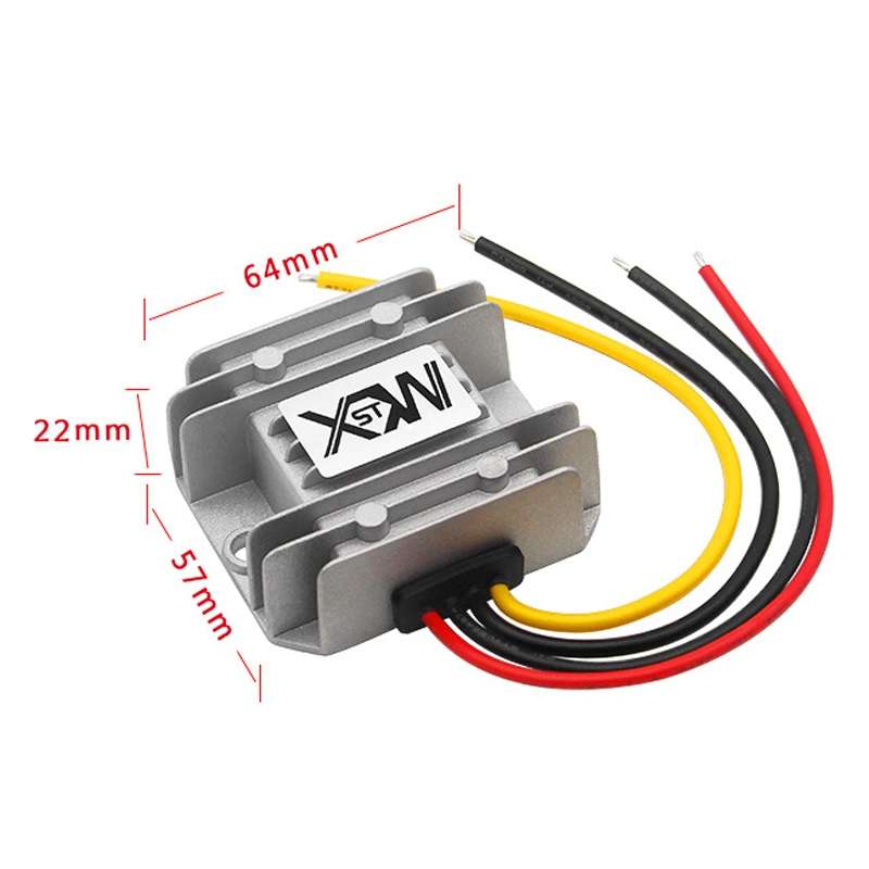 XWST DC 12/24V To 5V Converter Step-Down Vehicle Power Module, Specification: 12/24V To 5V 5A Medium