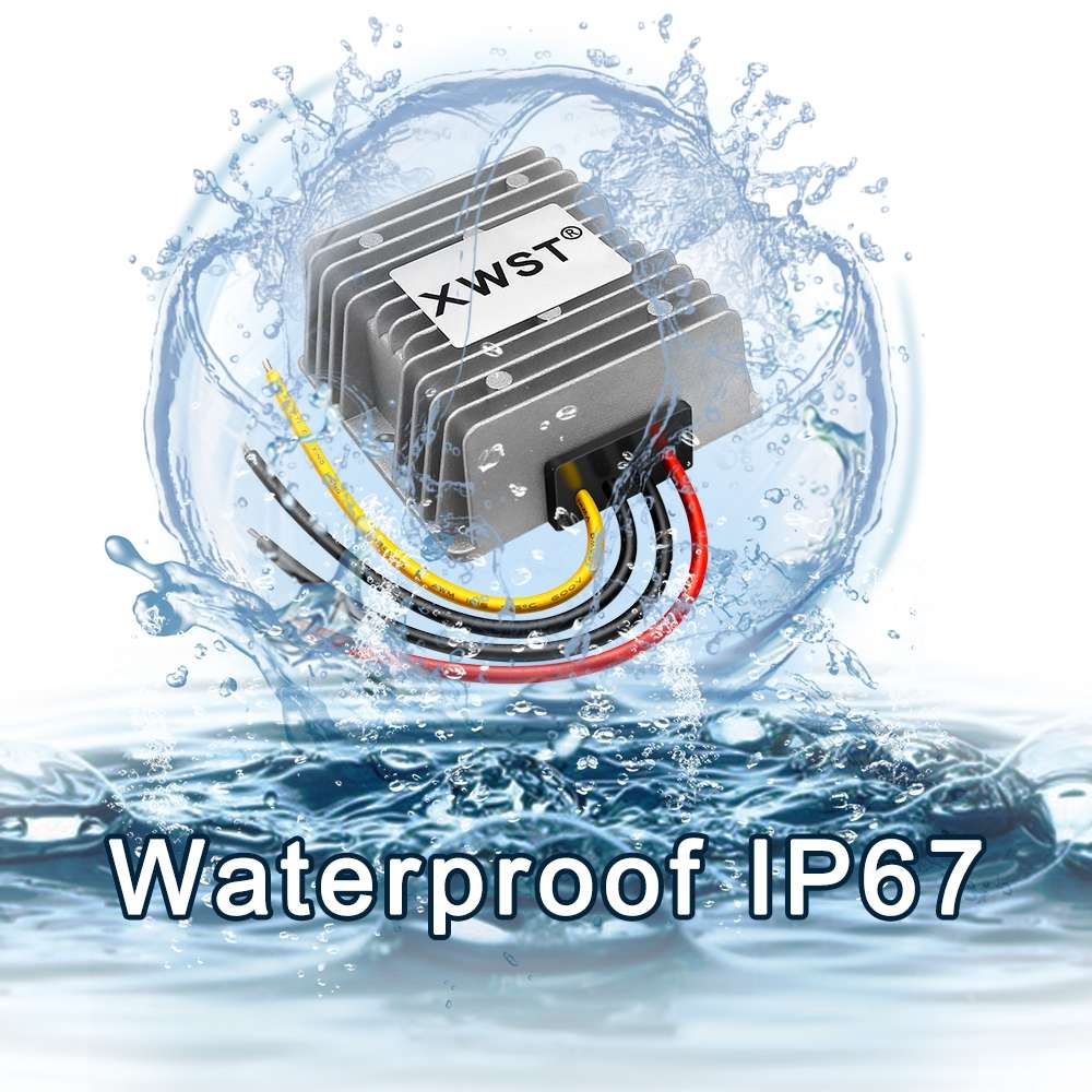 XWST DC 12/24V To 5V Converter Step-Down Vehicle Power Module, Specification: 12/24V To 5V 5A Medium
