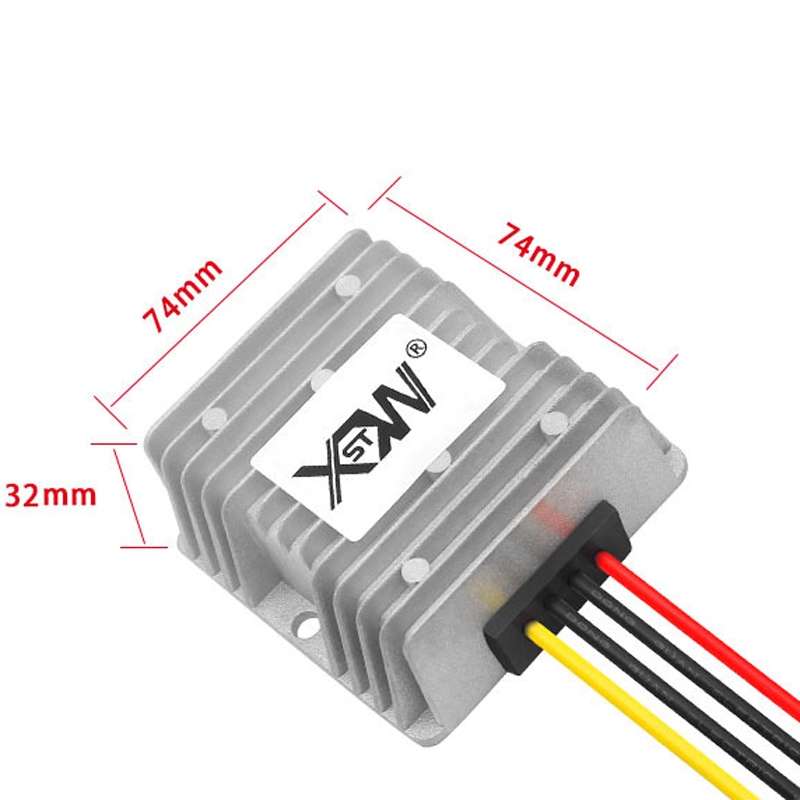 XWST DC 12/24V To 5V Converter Step-Down Vehicle Power Module, Specification: 12/24V To 5V 25A Large