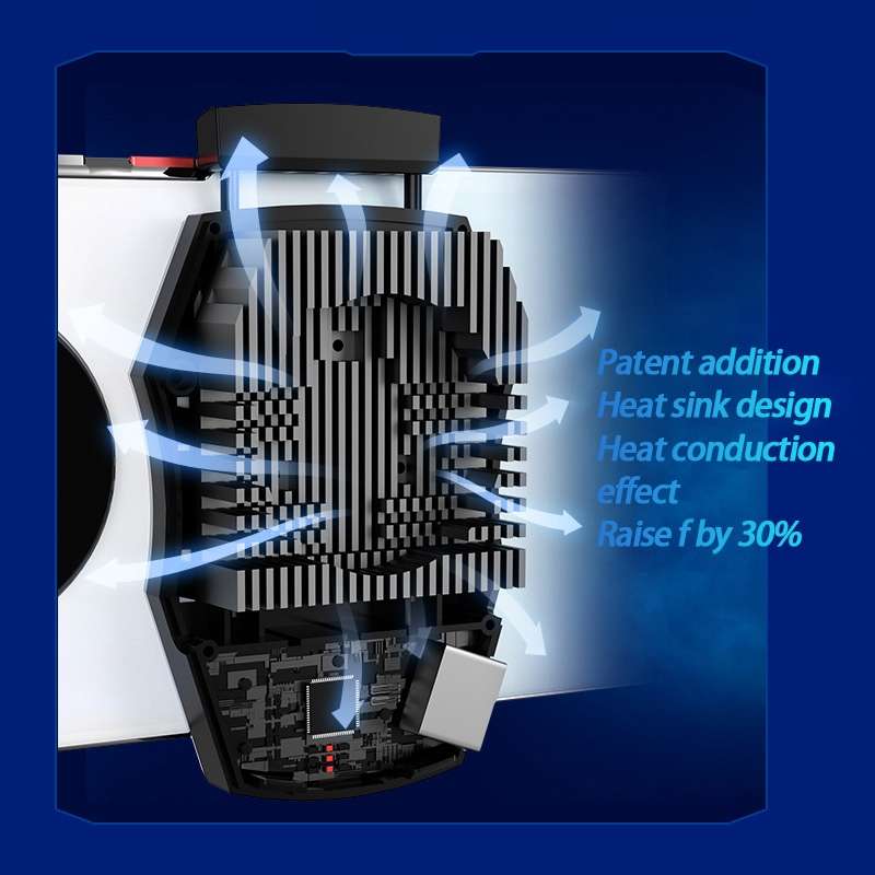 Mobile Phone Radiator Game Chase Drama Cooling Radiator, Style: GT06 Semiconductor (White)