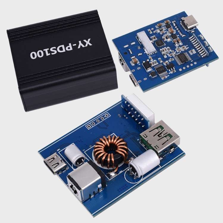 PDS100 QC4.0 PD3.0 Type-C DC 12-28V 100W Step Down Mobile Phone Quick Charger Module for Huawei SCP/