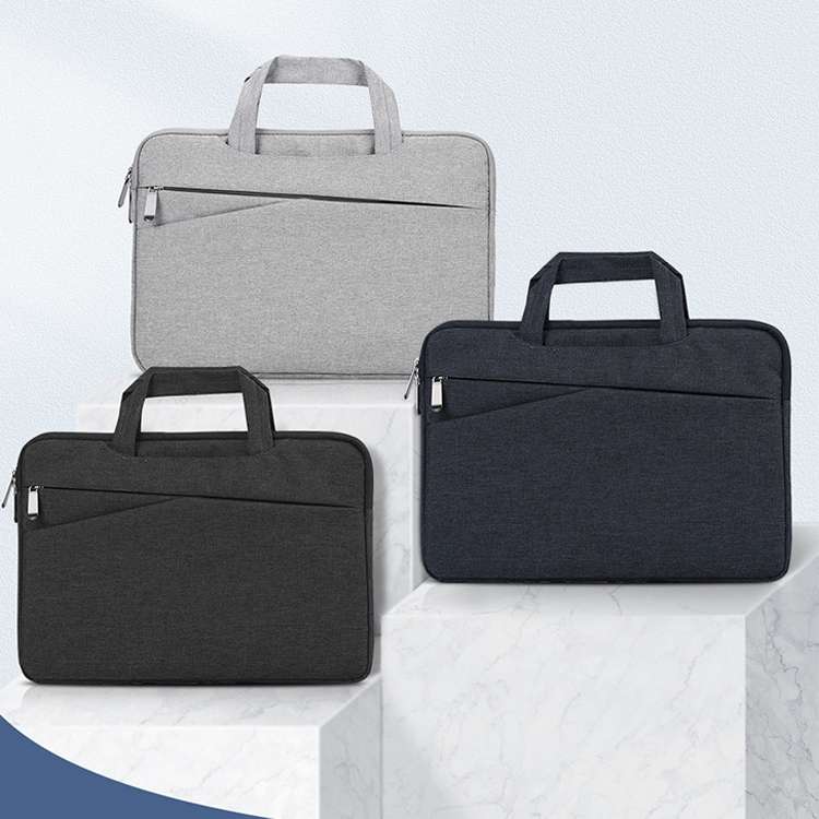 BUBM FMBX Laptop Liner Bag Business Computer Bag Large-Capacity Computer Handbag, Size: ... (Gray)