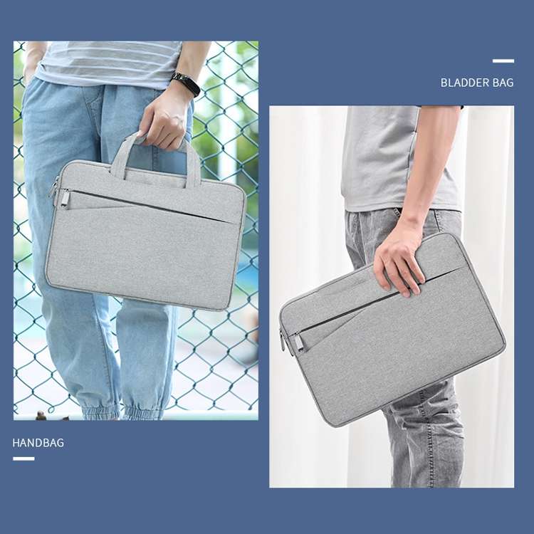 BUBM FMBX Laptop Liner Bag Business Computer Bag Large-Capacity Computer Handbag, Size: ... (Gray)