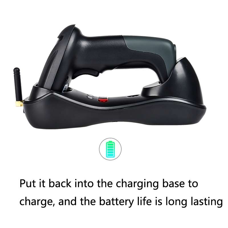 NETUM H8 Wireless Barcode Scanner Red Light Supermarket Cashier Scanner With Charger, Specification: