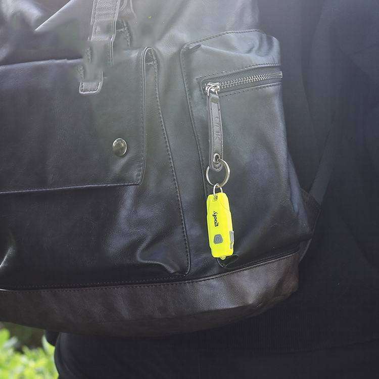 GOOFY Mini USB Rechargeable LED Flashlight Portable Keychain(Green)