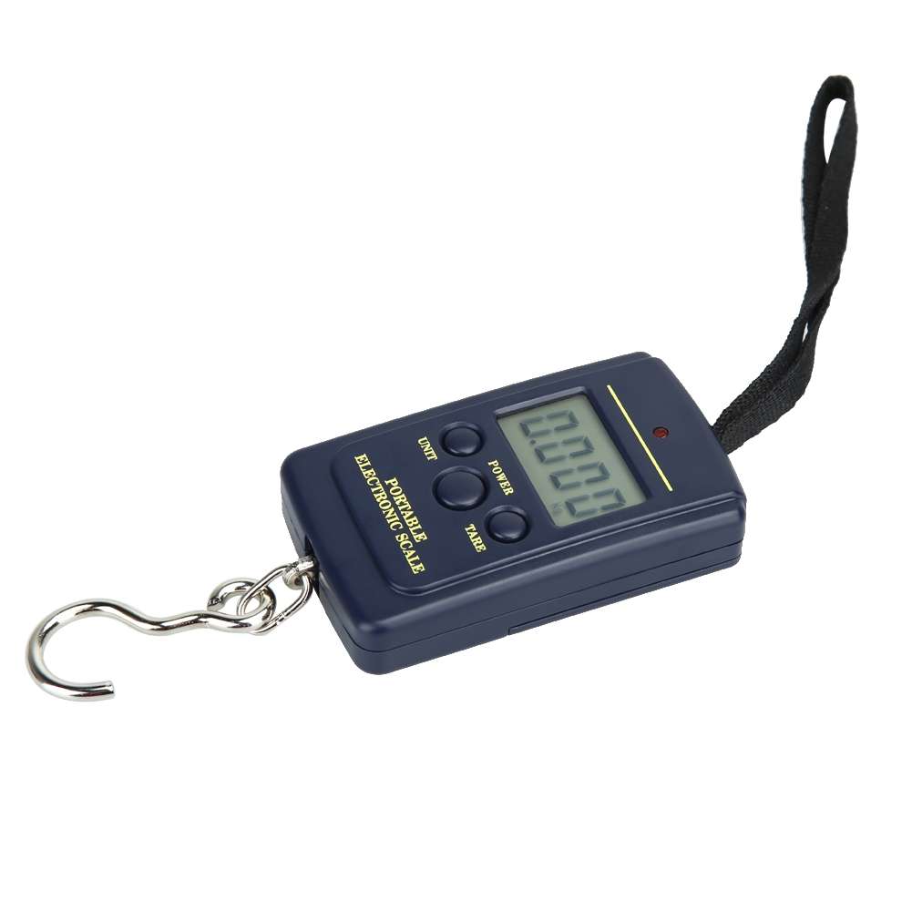 10g Mini Digital Fishing Scale Travel Weighting Steelyard Hanging Electronic ... without backlight