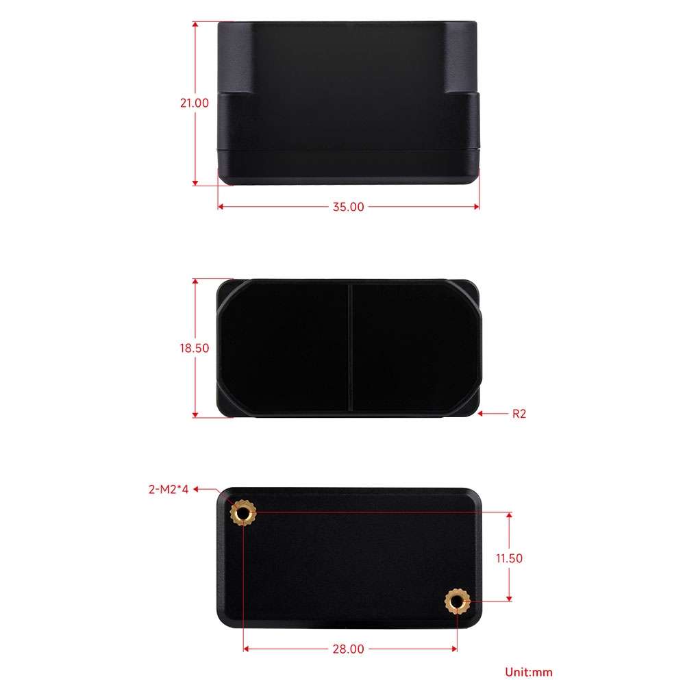Waveshare 24895 TFmini Plus High Frame Rate High Accuracy Laser Ranging Sensor