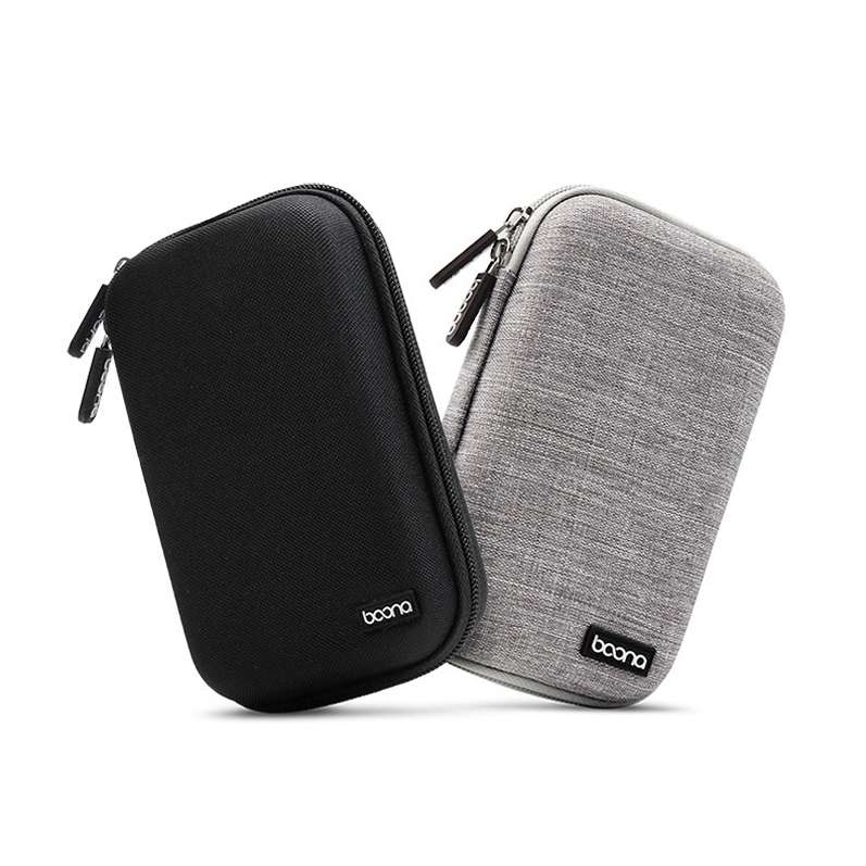 Baona BN-F010 2.5 inch Mobile Hard Disk Single Layer Storage Bag Power Bank Protection Storage Bag(