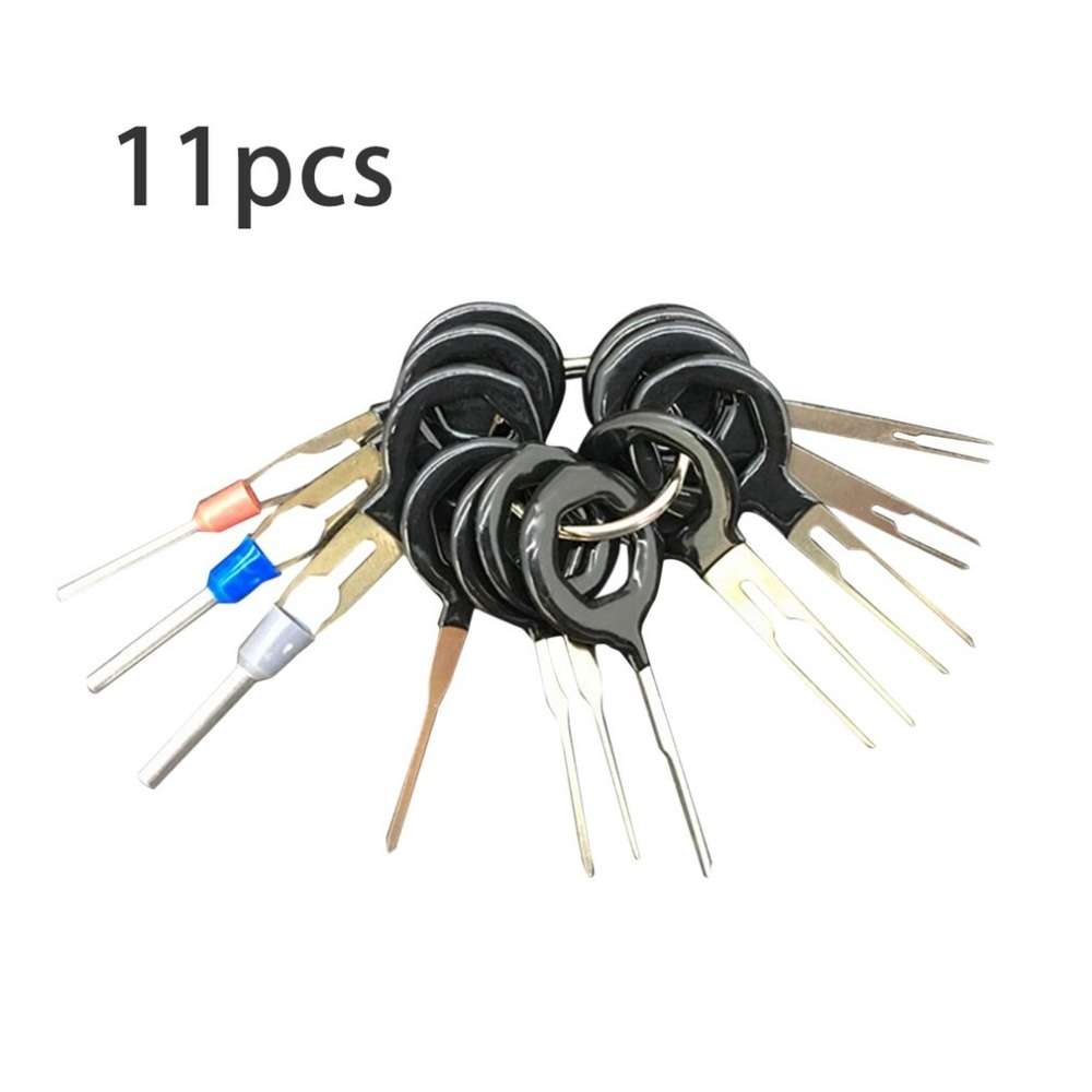 11 PCS Car Extractor Terminal Removal Tool Kit Electrical Wiring Crimp Connector Puller Release Pin