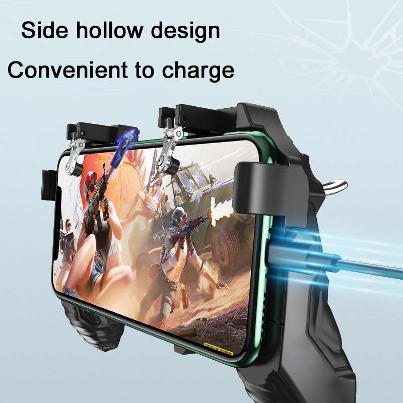 Integrated Auxiliary Shortcut Button Game Handle(Black)