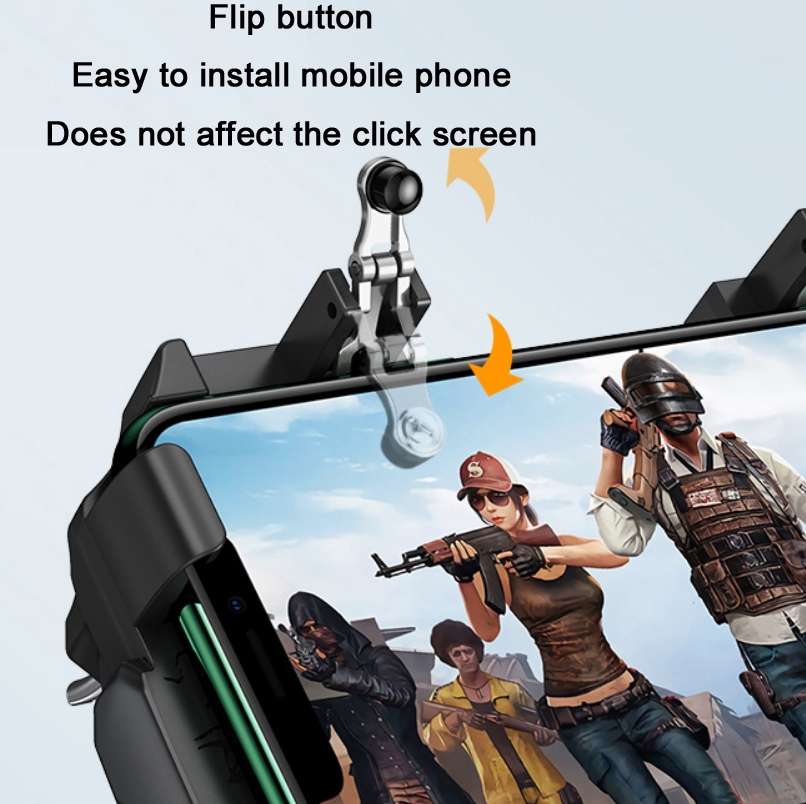 Integrated Auxiliary Shortcut Button Game Handle(Black)