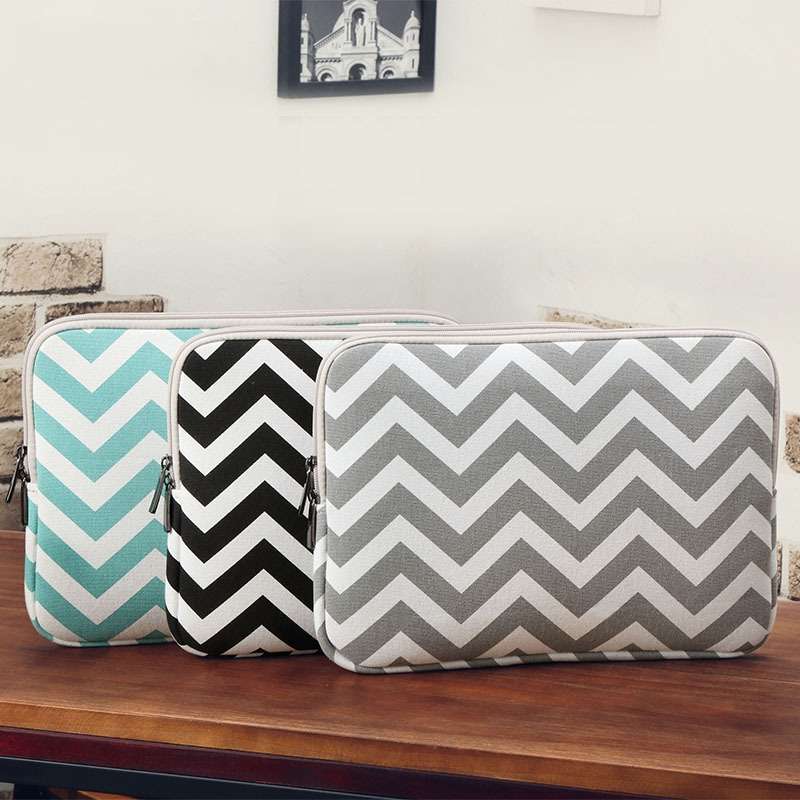 LiSEN LS-525 Wavy Pattern Notebook Liner Bag, Size: 10 inches(Light Green)