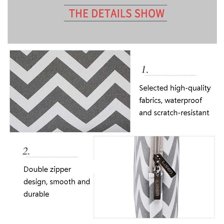 LiSEN LS-525 Wavy Pattern Notebook Liner Bag, Size: 10 inches(Light Green)