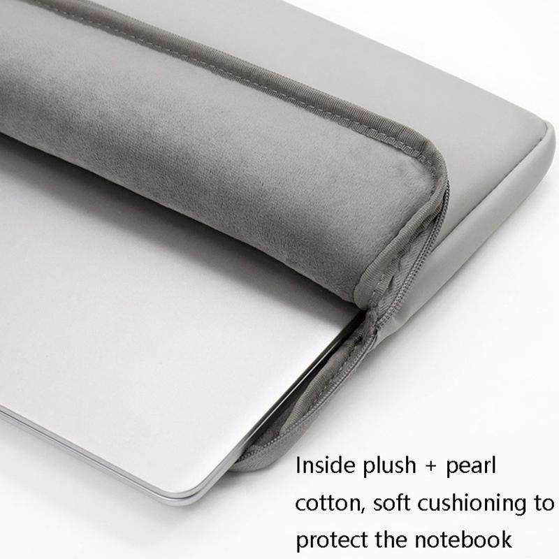 Baona BN-Q004 PU Leather Laptop Bag, Colour: Double-layer Sky Blue, Size: 11/12 inch