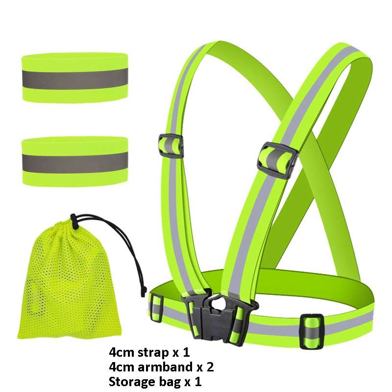 Reflective Elastic Band Suit Night Running Construction Site Traffic Safety Reflective Equipment,Sty