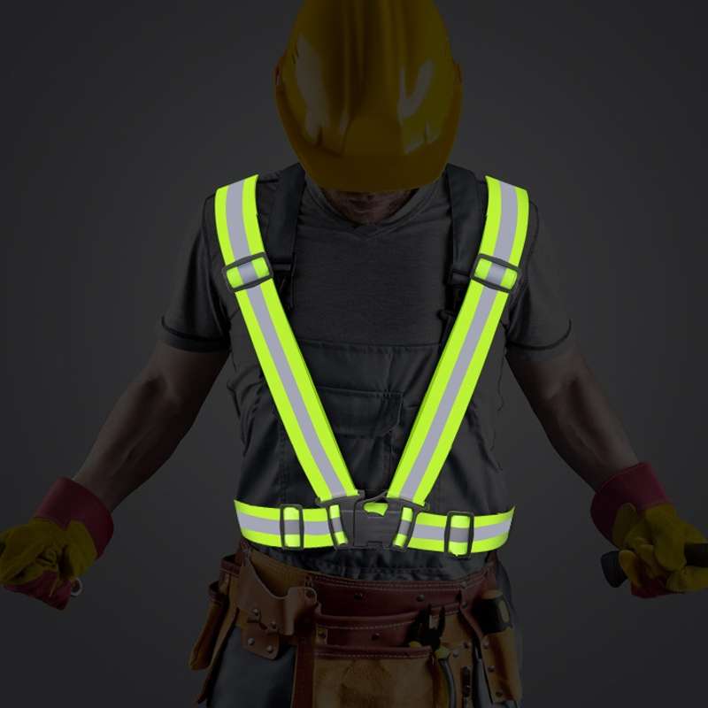 Reflective Elastic Band Suit Night Running Construction Site Traffic Safety Reflective Equipment,Sty
