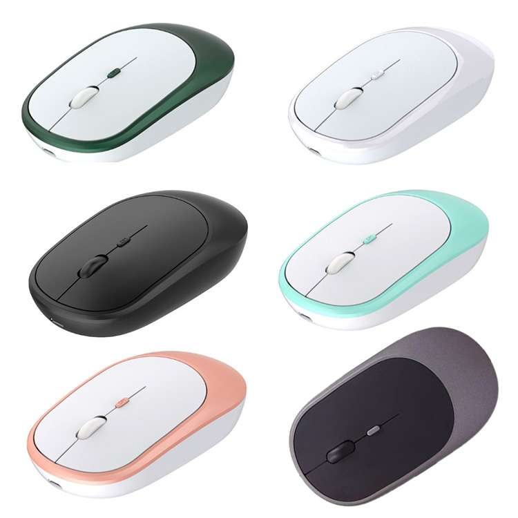 M030 4 Keys 1600DPI Laptop Office Mute Mouse, Style: Wireless (Gray)