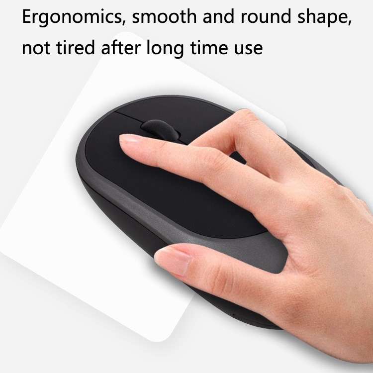 M030 4 Keys 1600DPI Laptop Office Mute Mouse, Style: Wireless (White)