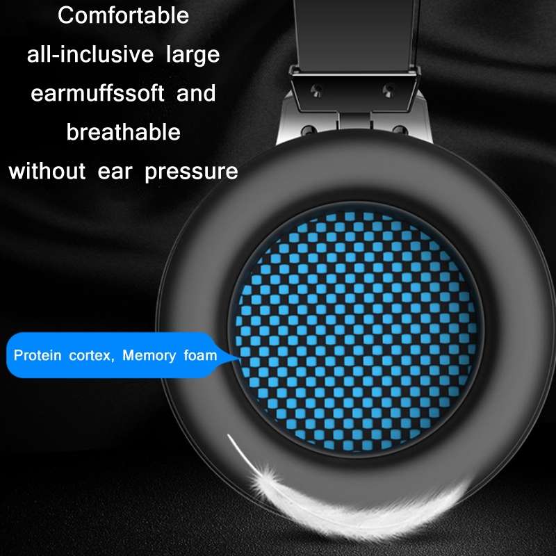 Heir Audio Head-Mounted Gaming Wired Headset With Microphone, Colour: X9S Double Hole (White)