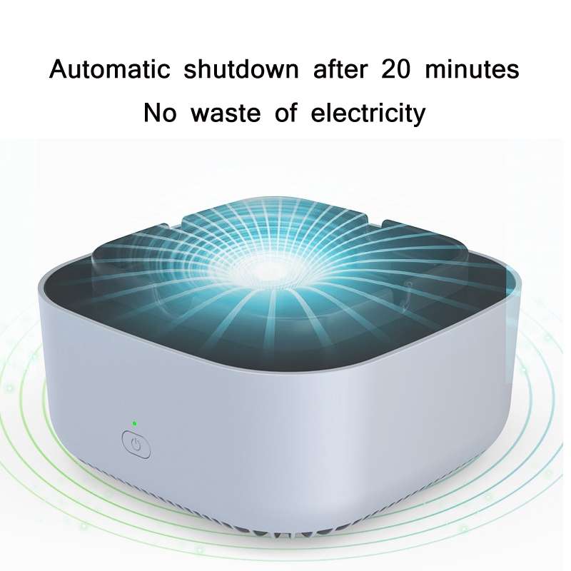 Electronic Ashtray Household Air Purifier(Sky Blue)