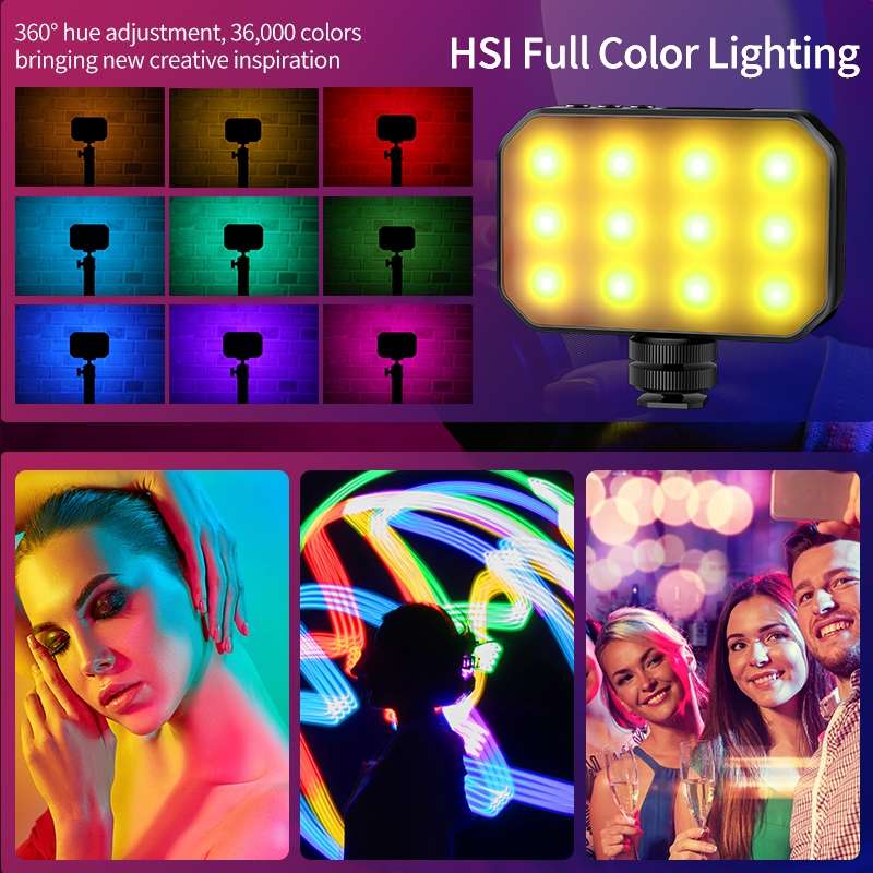 Ulanzi VL60 RGB Light Magnetic Mini Photography Live Fill Light