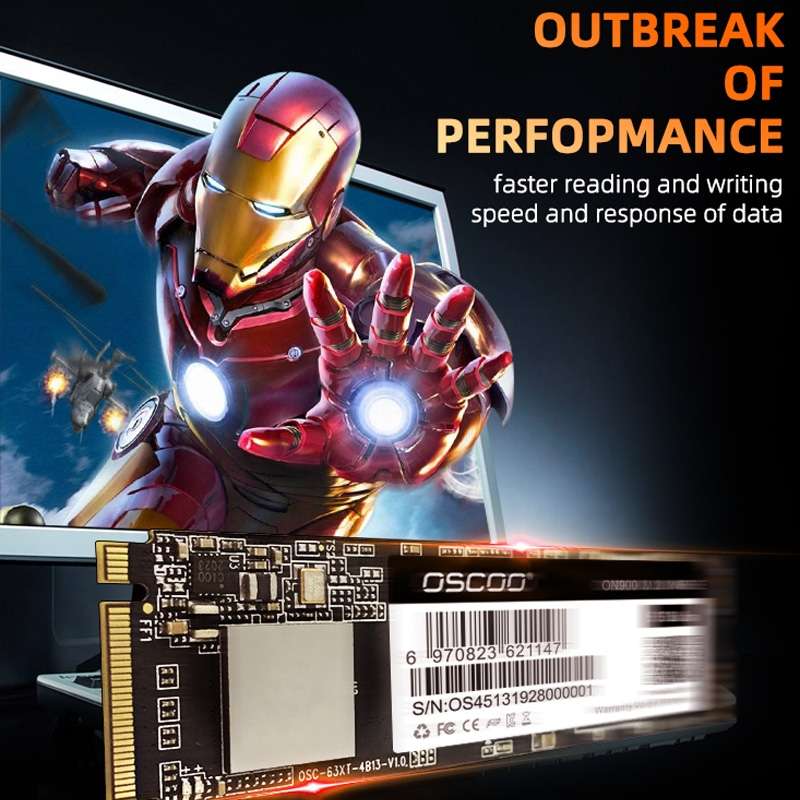 OSCOO ON900 PCIe NVME SSD Solid State Drive, Capacity: 256GB