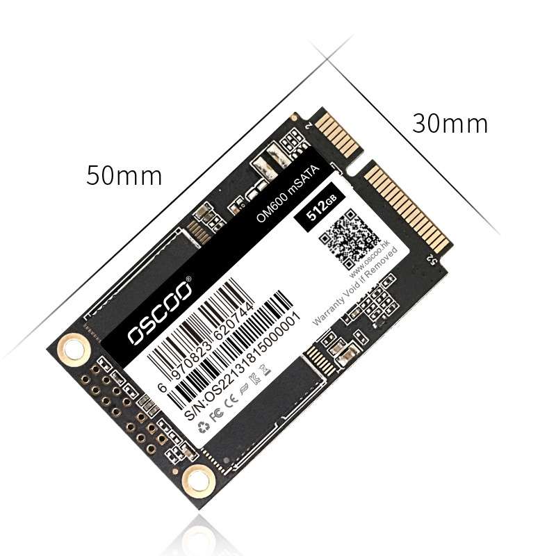 OSCOO OM600 MSATA Computer Solid State Drive, Capacity: 512GB