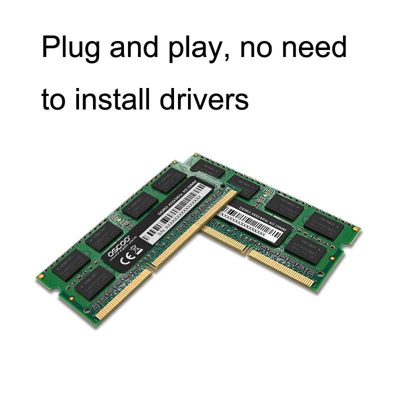 OSCOO DDR3 NB 1600MHz Computer Memory, Memory Capacity: 4GB