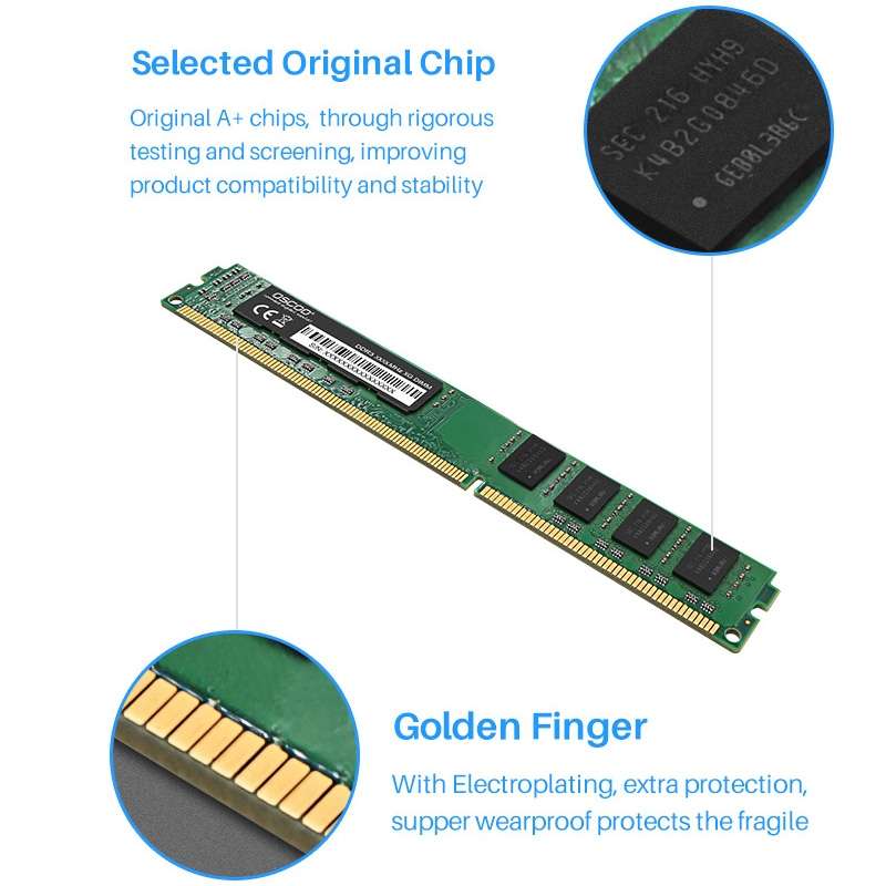 OSCOO DDR3 NB 1600MHz Computer Memory, Memory Capacity: 4GB