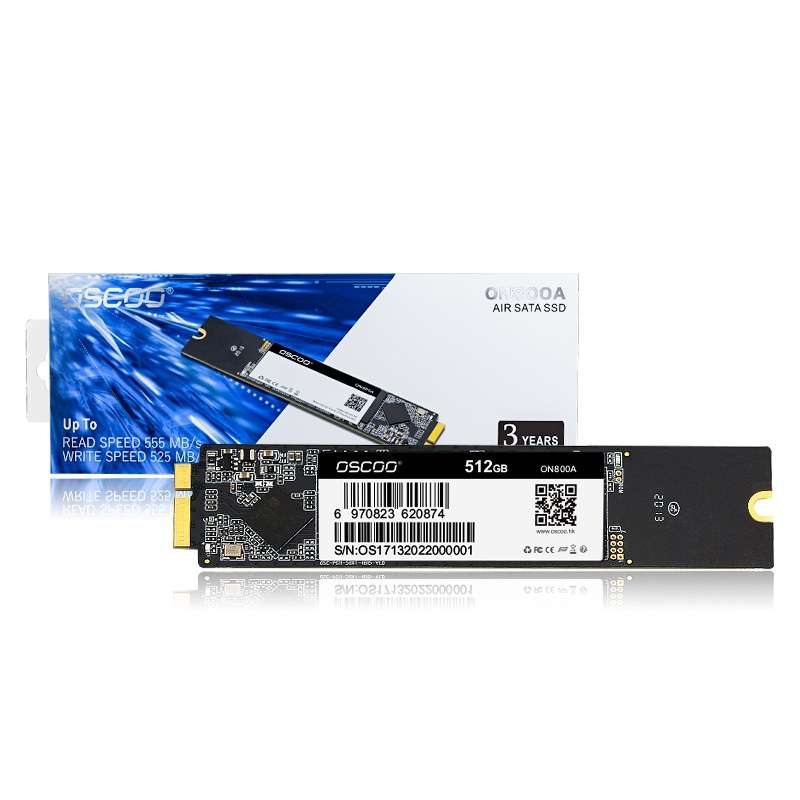 OSCOO ON800A SSD Computer Solid State Drive for Macbook, Capacity: 256GB