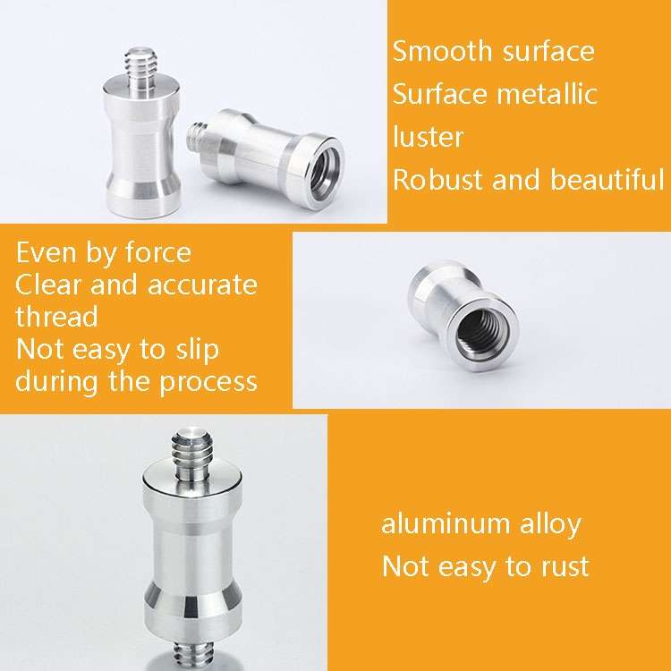 10 PCS Screw Adapter 1/4 Female to 3/8 Male Screw