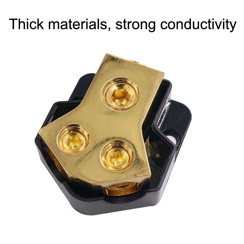 DB31 Car Audio Amplifier Modified Insurance 1 Point 2 Splitter, Specification: Zinc Alloy