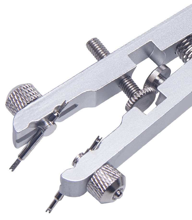 Watch Strap Pins Removal Pliers V-shape Watch Remover(Silver)