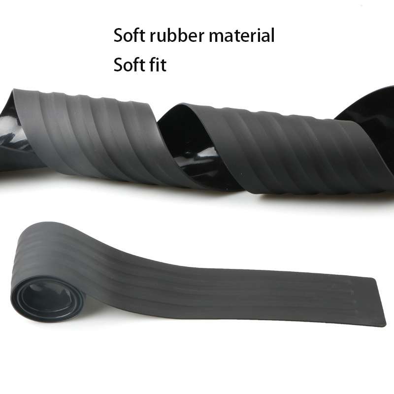 Car Tail Box Threshold Anti-Collision Strip, Color: Black Red 8x90cm