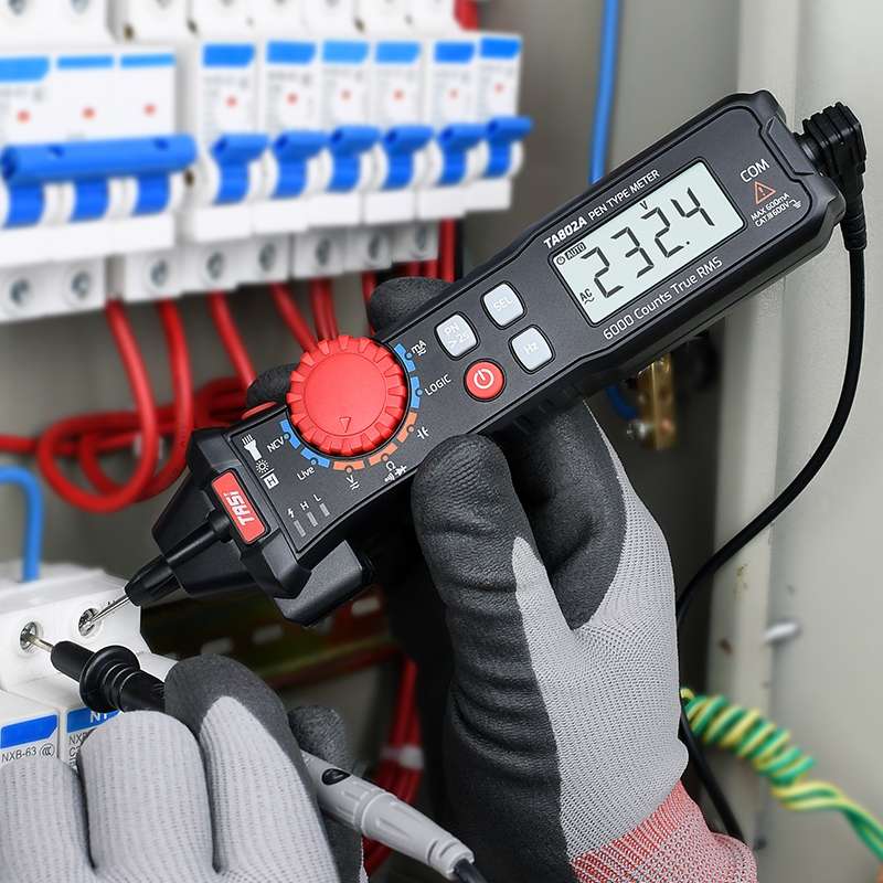 TASI Pen Multimeter Small Portable Intelligent Universal Table, Style: TA802B Automatic Identificati