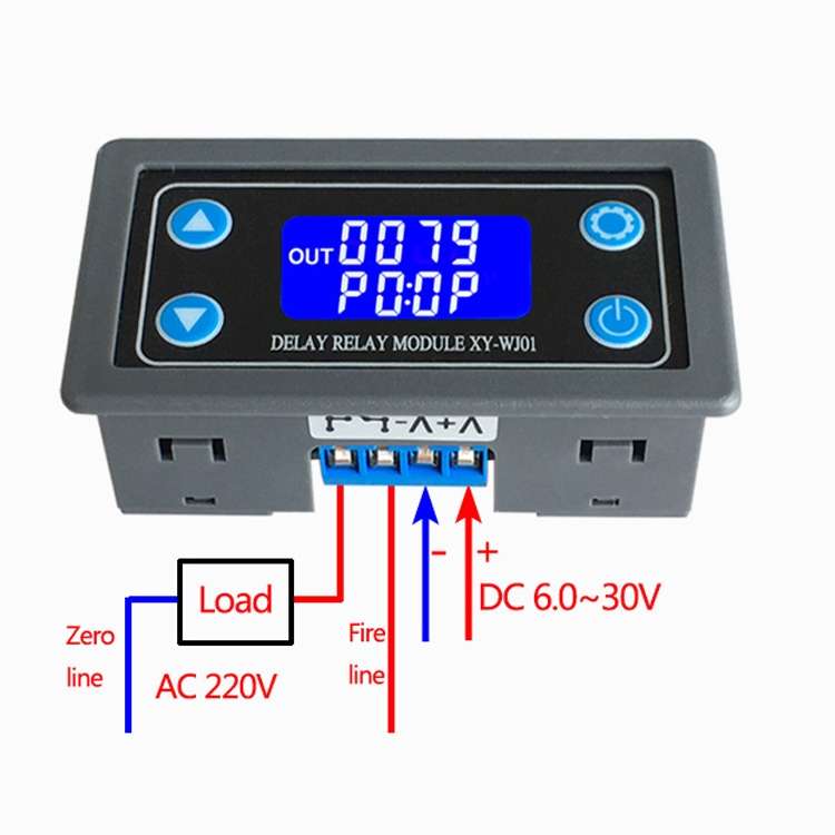 12/24V Relay Module Cycle Trigger Delay Power-Off Delay Timing Circuit Switch(PCB)