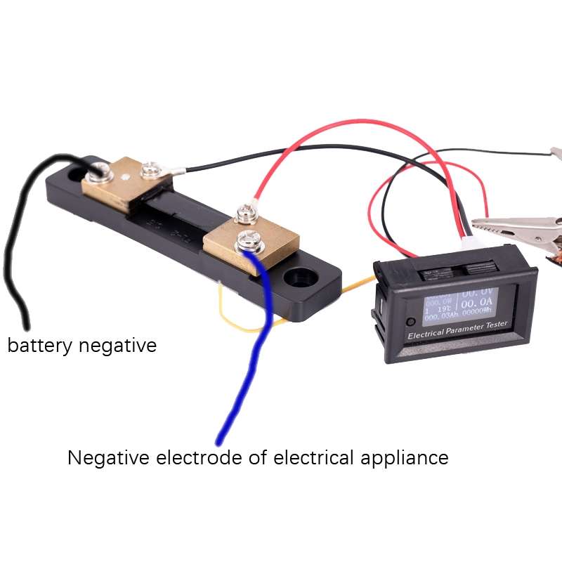 OLED 50A / 100A Universal Voltage Current Power Meter(Separate Meter)