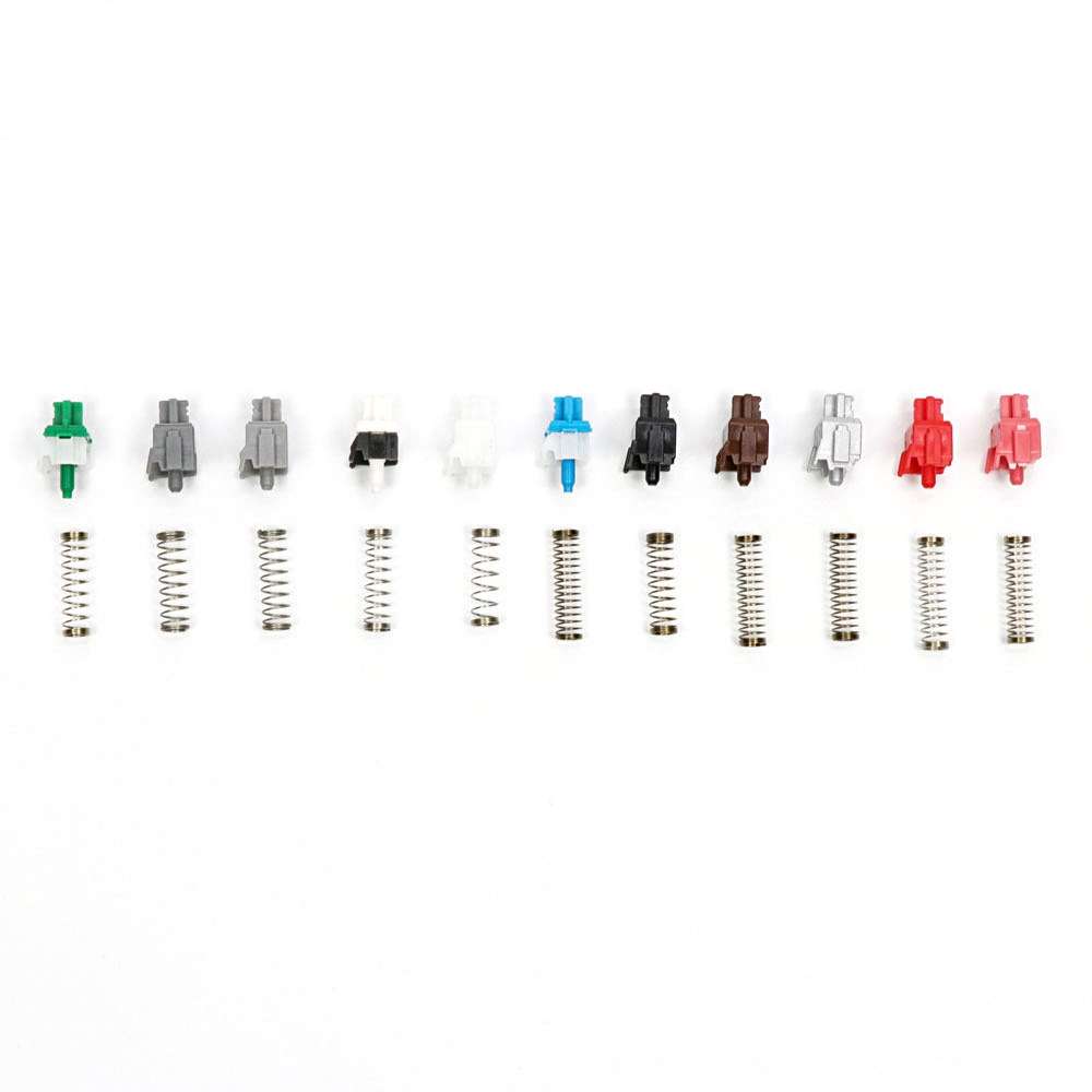 10PCS Cherry Shaft MX Switch Linear Keyboard Shaft, Color: Red Shaft