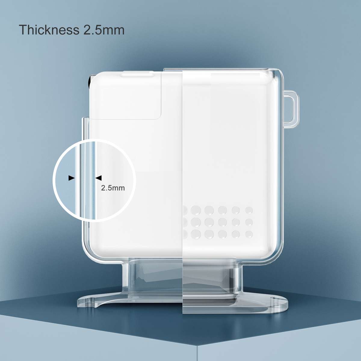 OATSBASF Transparent Silicone Power Protective Case For IPhone MacBook Pro Air 60W / 61W