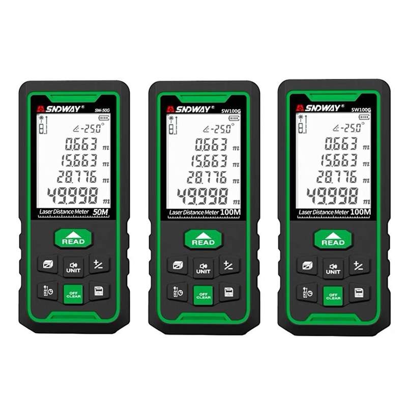 SNDWAY SW50G High-precision Indoor and Outdoor Green Laser Rangefinder, Distance: 50m