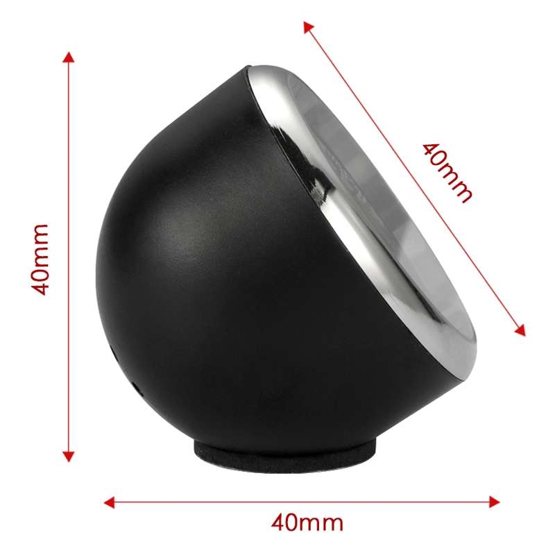 Mini Car Dashboard Thermometer Hygrometer Mechanical Decoration(Blue Temperature)