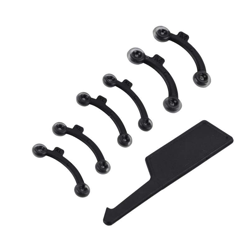 5 Sets Nose Beauty 3D Invisible Silicone Nose Pad Nose Bridge Booster(Black)