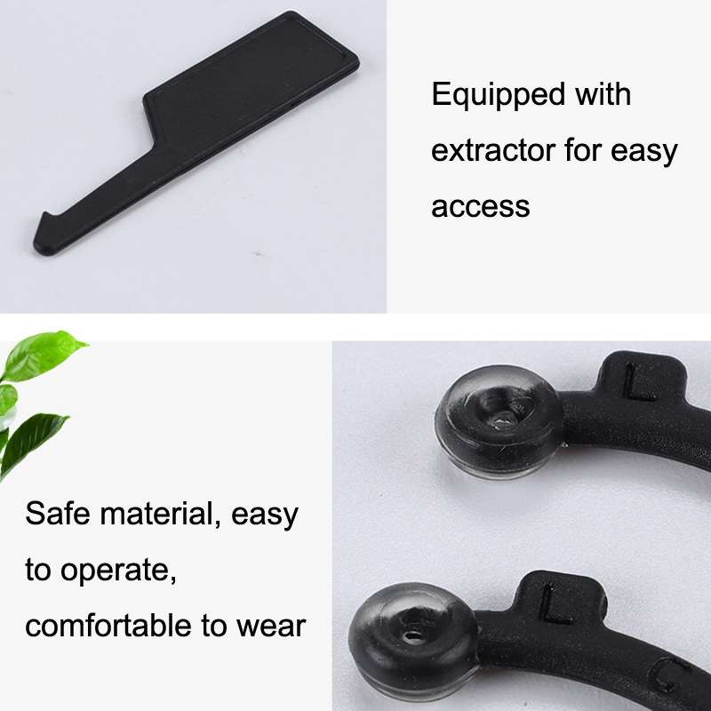 5 Sets Nose Beauty 3D Invisible Silicone Nose Pad Nose Bridge Booster(Black)